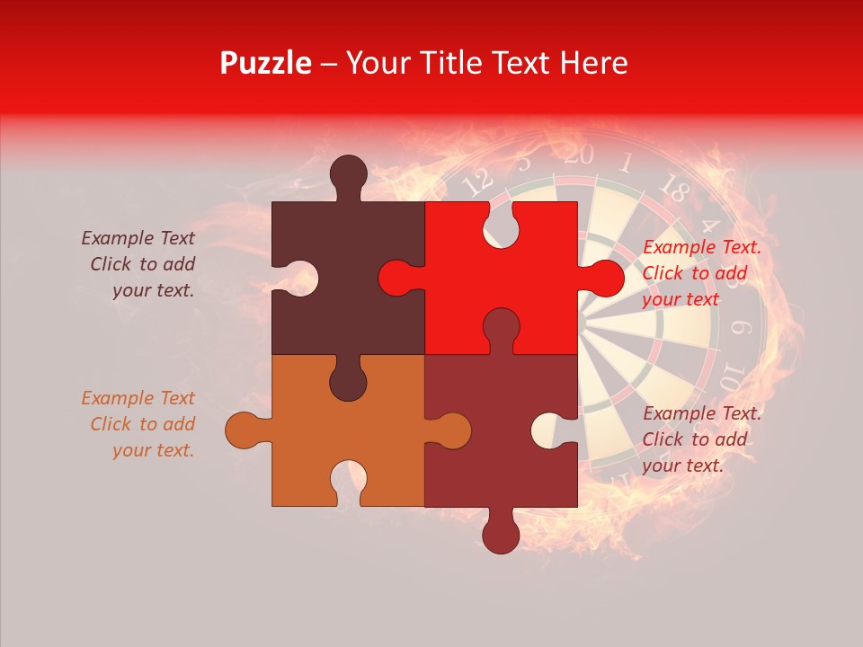 Play Inferno Illustration PowerPoint Template