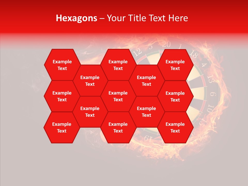 Play Inferno Illustration PowerPoint Template