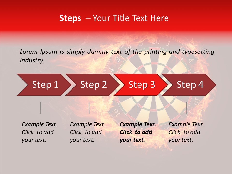 Play Inferno Illustration PowerPoint Template