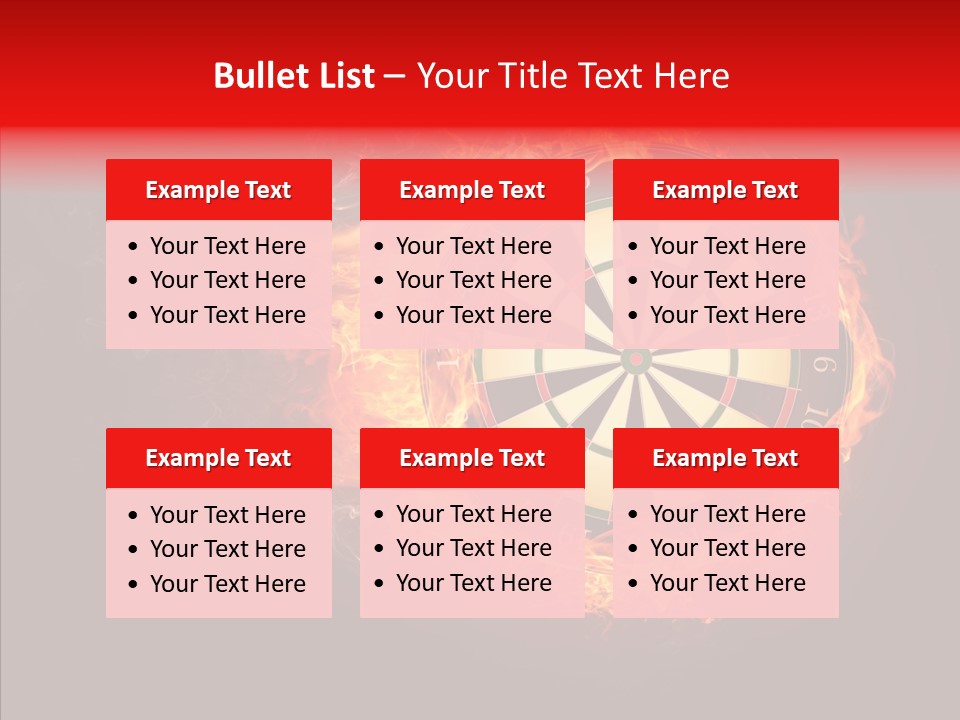 Play Inferno Illustration PowerPoint Template