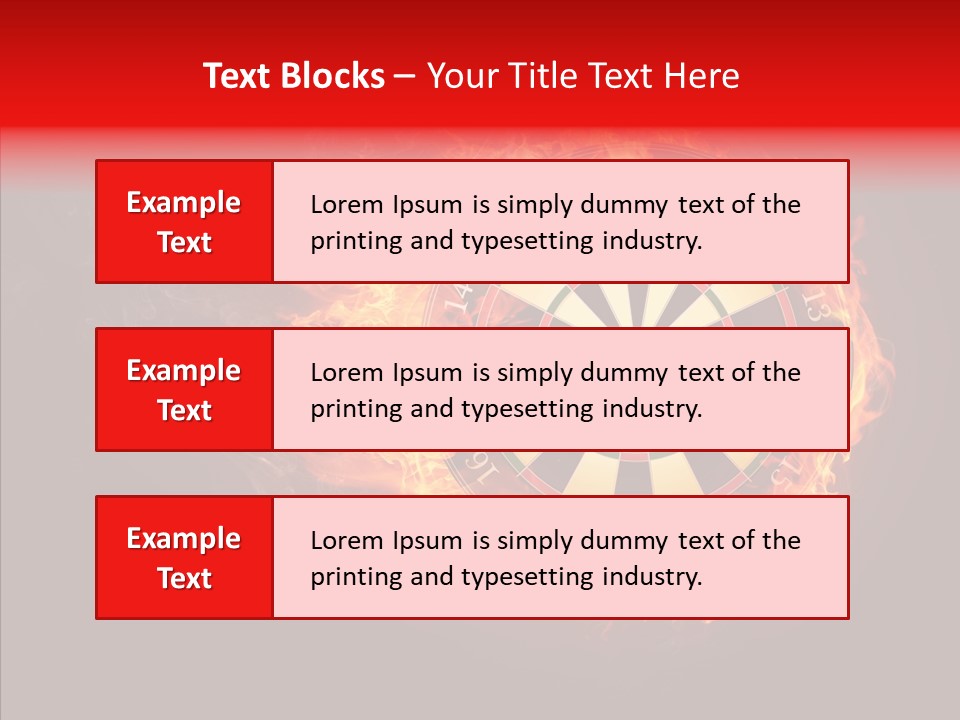 Play Inferno Illustration PowerPoint Template