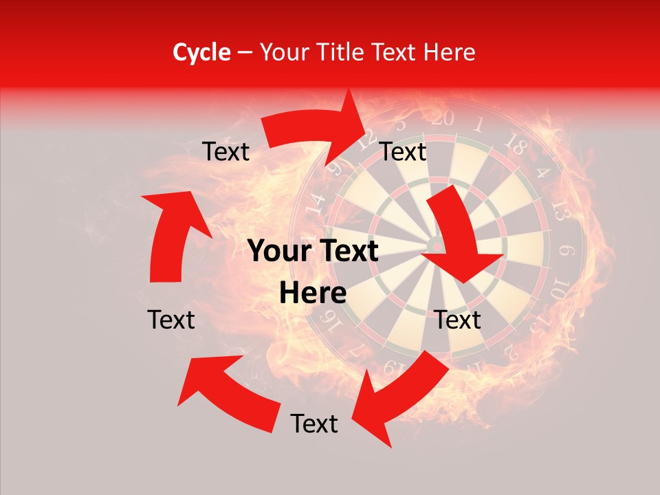 Play Inferno Illustration PowerPoint Template