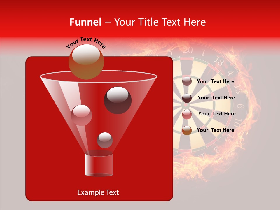 Play Inferno Illustration PowerPoint Template