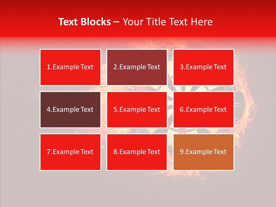 Play Inferno Illustration PowerPoint Template