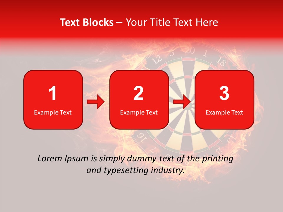 Play Inferno Illustration PowerPoint Template