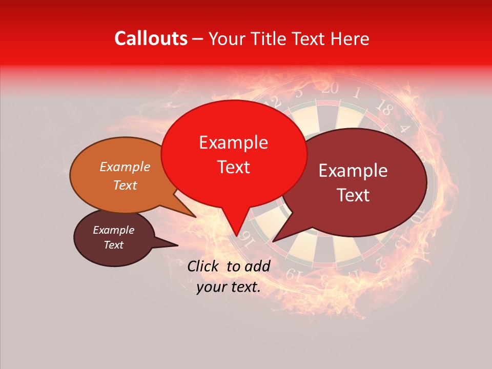 Play Inferno Illustration PowerPoint Template