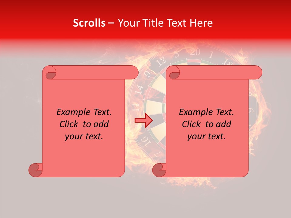 Play Inferno Illustration PowerPoint Template