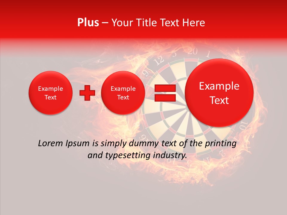 Play Inferno Illustration PowerPoint Template