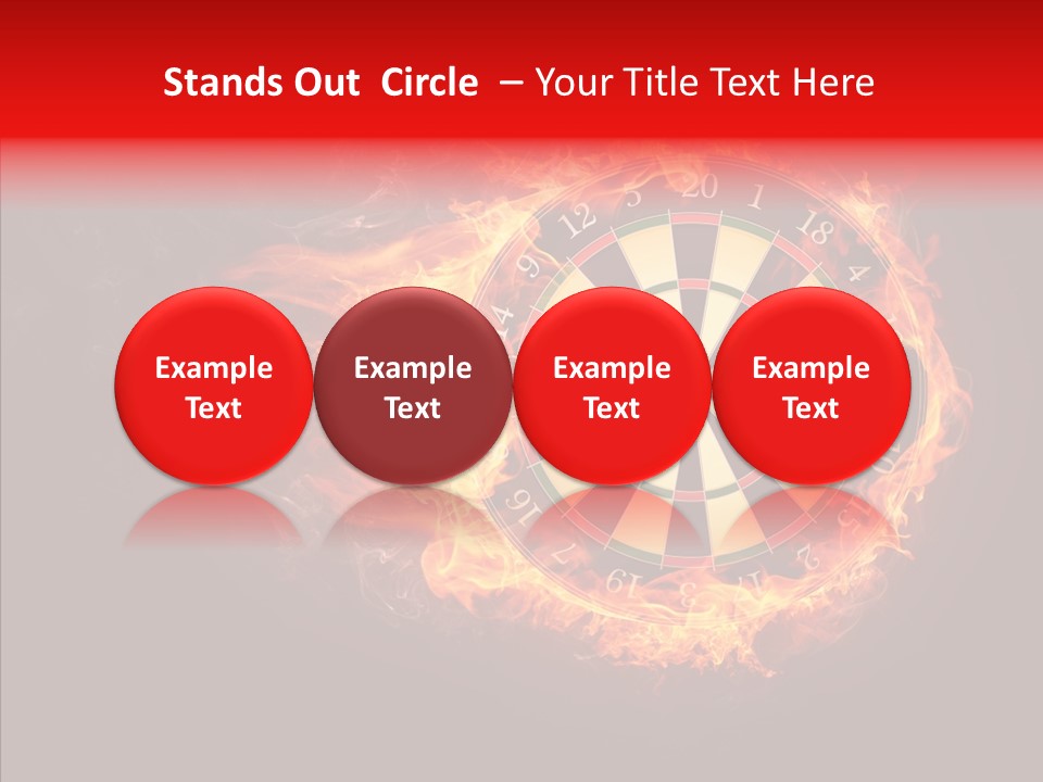 Play Inferno Illustration PowerPoint Template