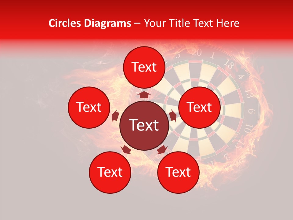 Play Inferno Illustration PowerPoint Template