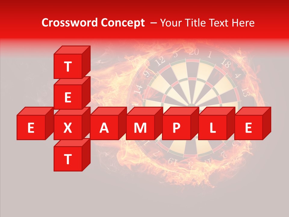 Play Inferno Illustration PowerPoint Template