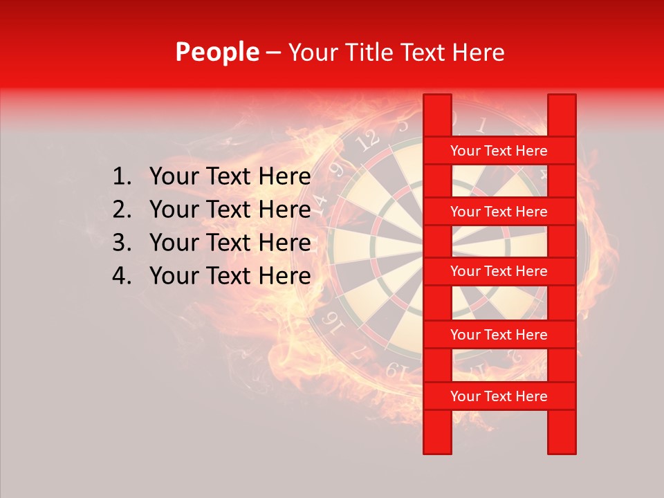 Play Inferno Illustration PowerPoint Template