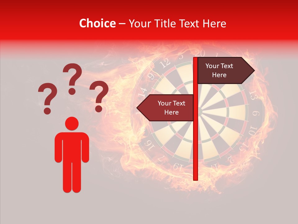 Play Inferno Illustration PowerPoint Template