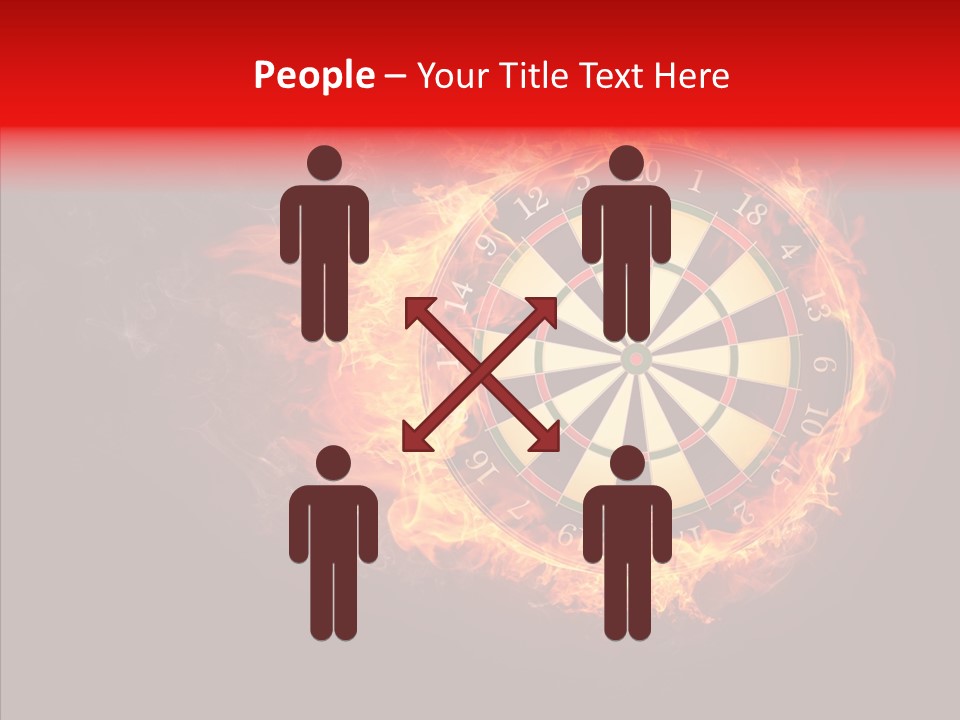 Play Inferno Illustration PowerPoint Template