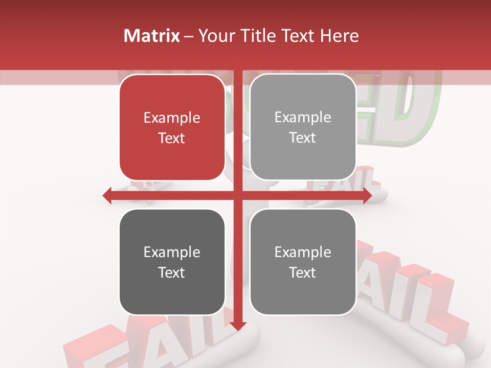 Succeed Fallen Competition PowerPoint Template