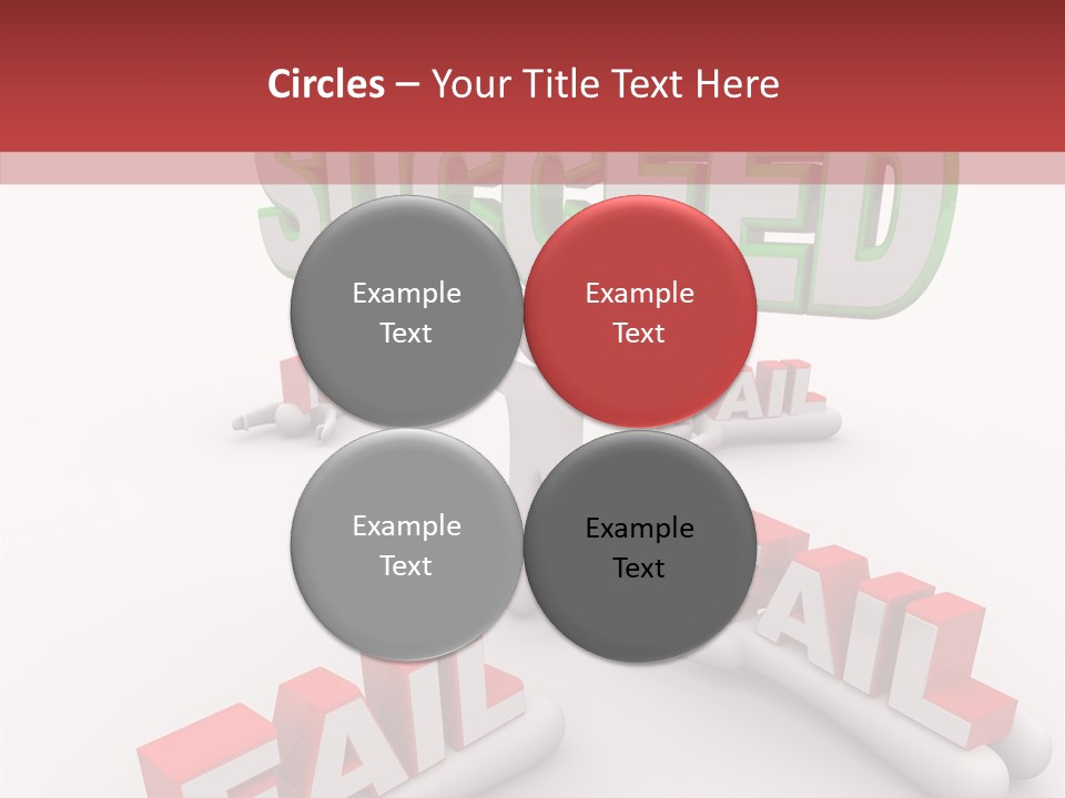 Succeed Fallen Competition PowerPoint Template
