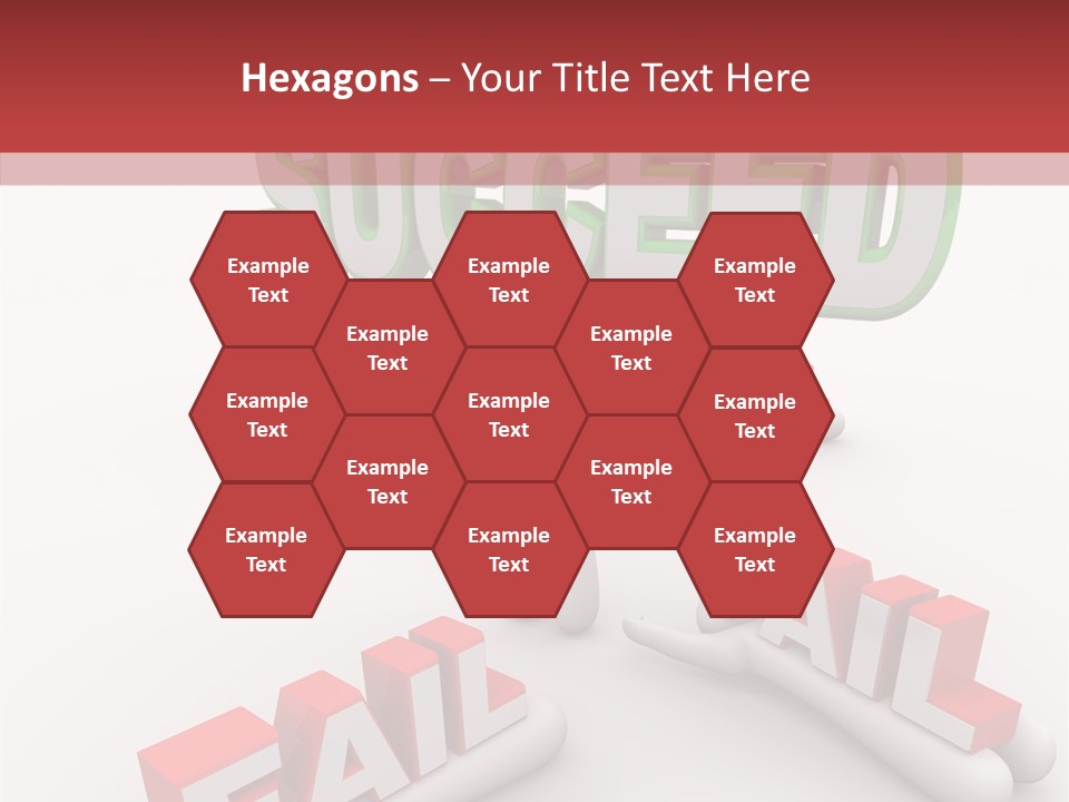 Succeed Fallen Competition PowerPoint Template
