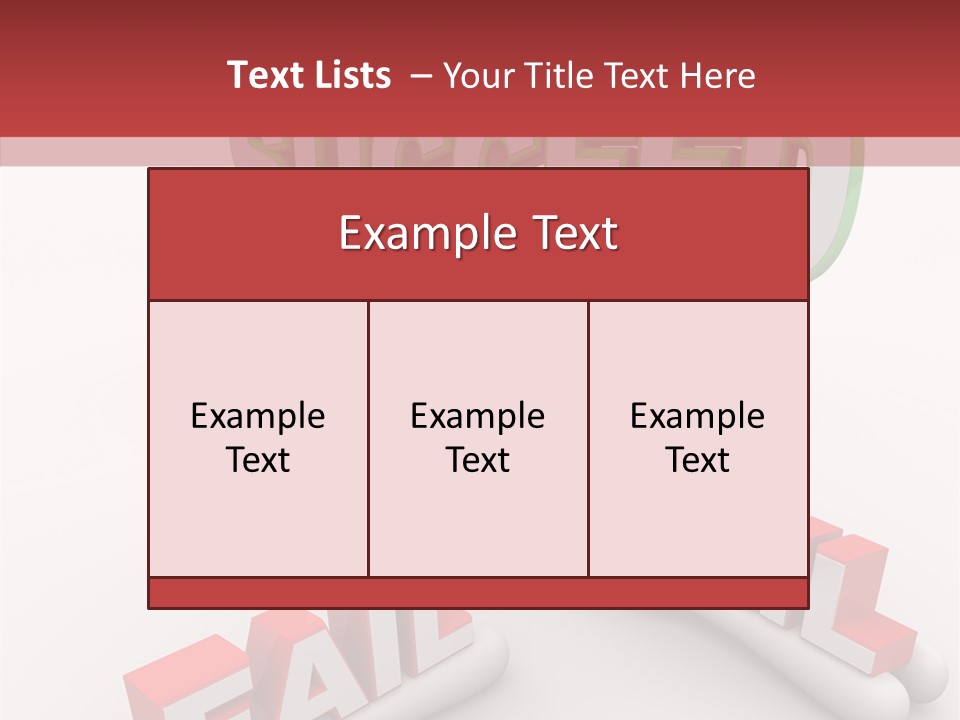 Succeed Fallen Competition PowerPoint Template
