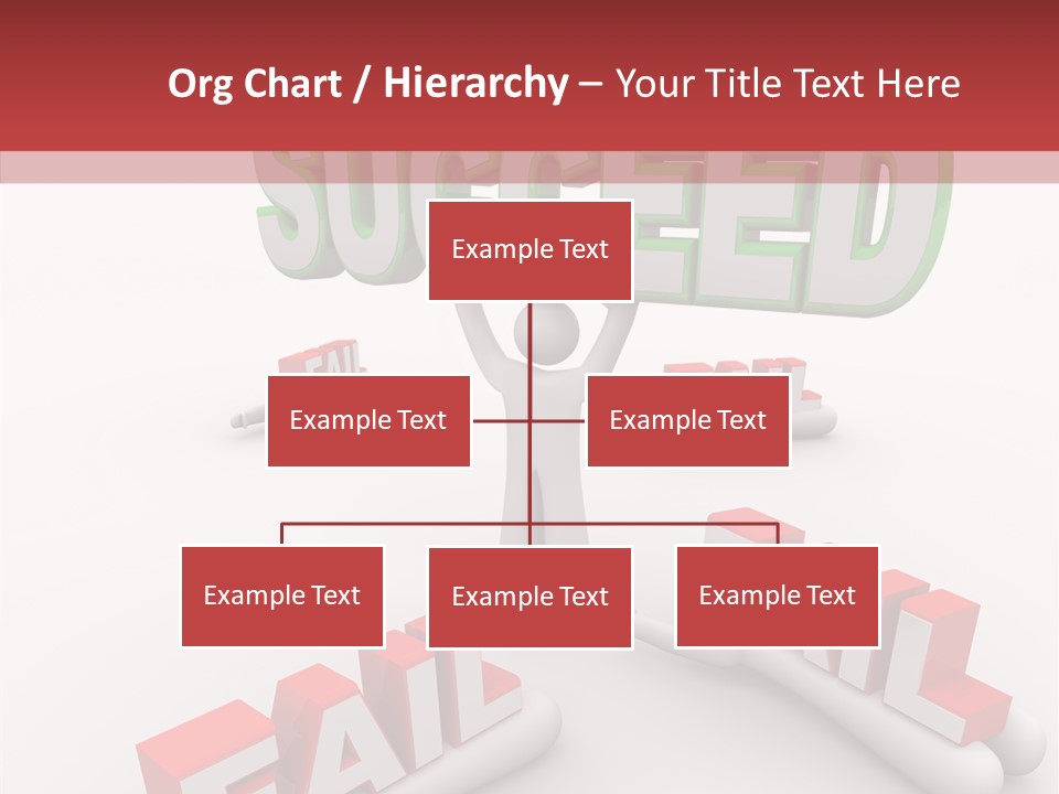 Succeed Fallen Competition PowerPoint Template