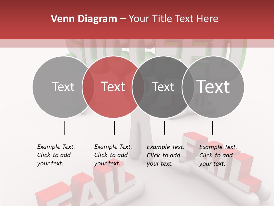 Succeed Fallen Competition PowerPoint Template