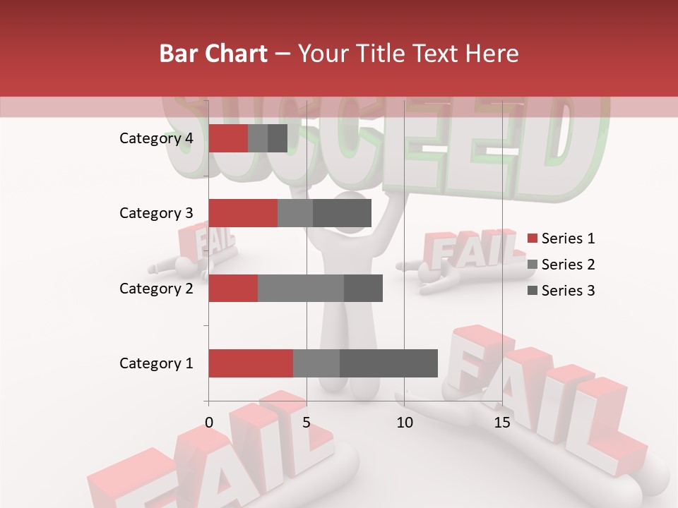 Succeed Fallen Competition PowerPoint Template