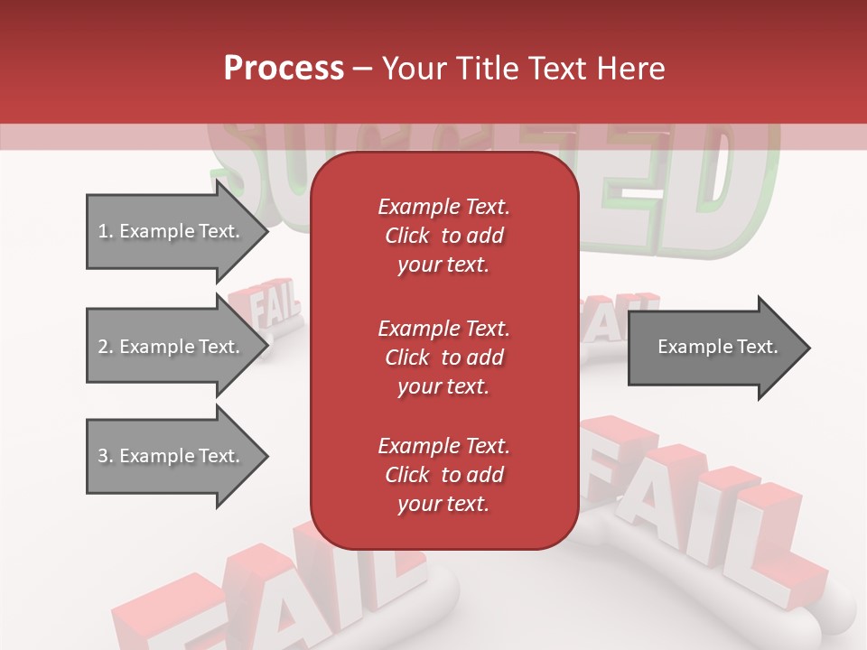 Succeed Fallen Competition PowerPoint Template