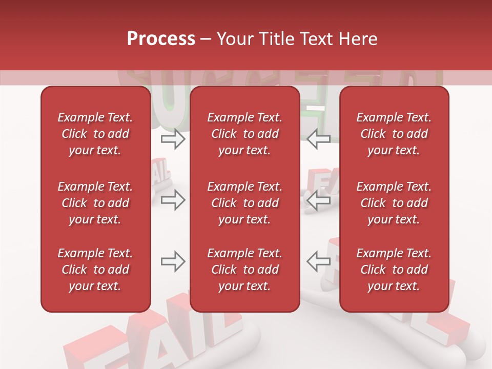 Succeed Fallen Competition PowerPoint Template