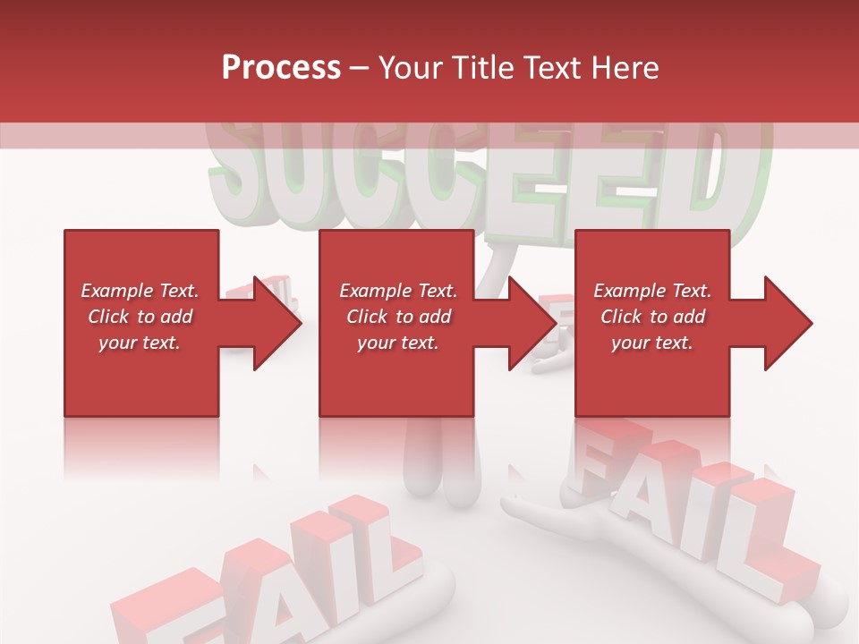 Succeed Fallen Competition PowerPoint Template