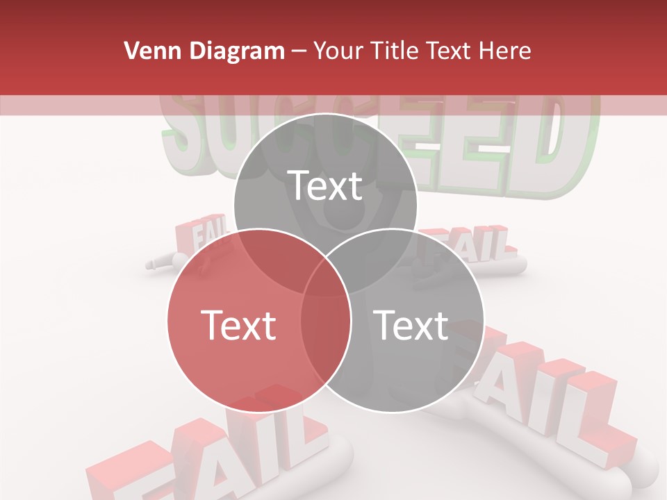 Succeed Fallen Competition PowerPoint Template