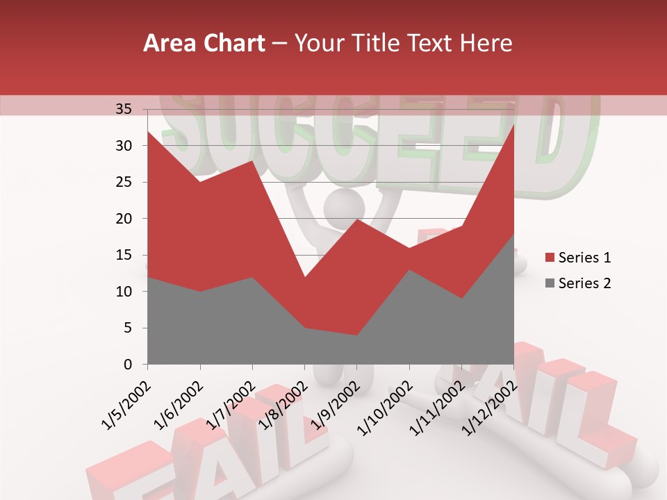 Succeed Fallen Competition PowerPoint Template