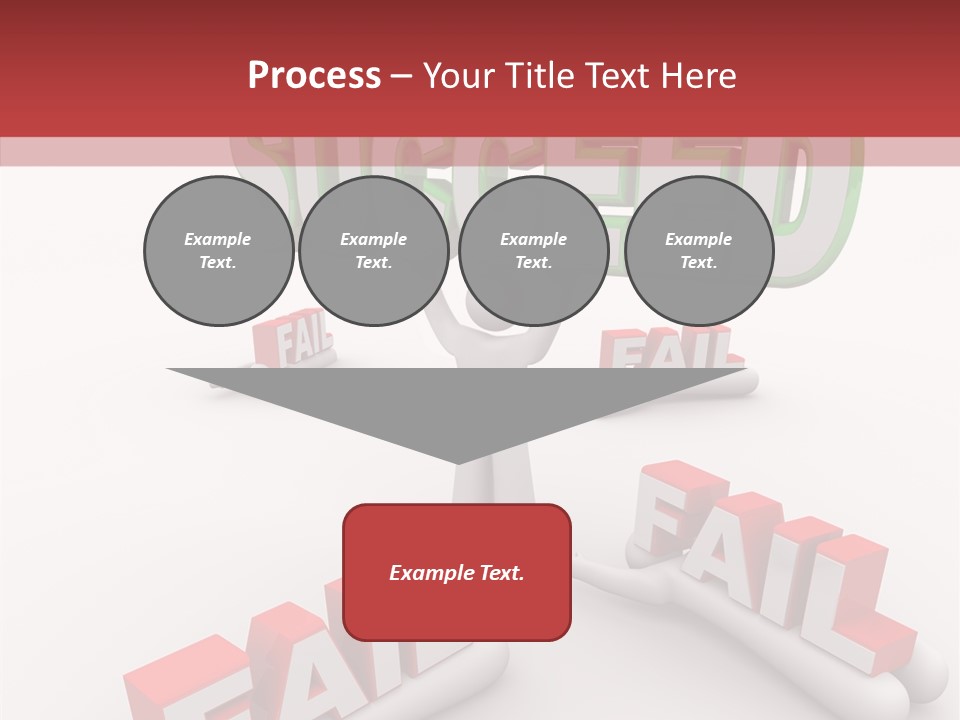 Succeed Fallen Competition PowerPoint Template
