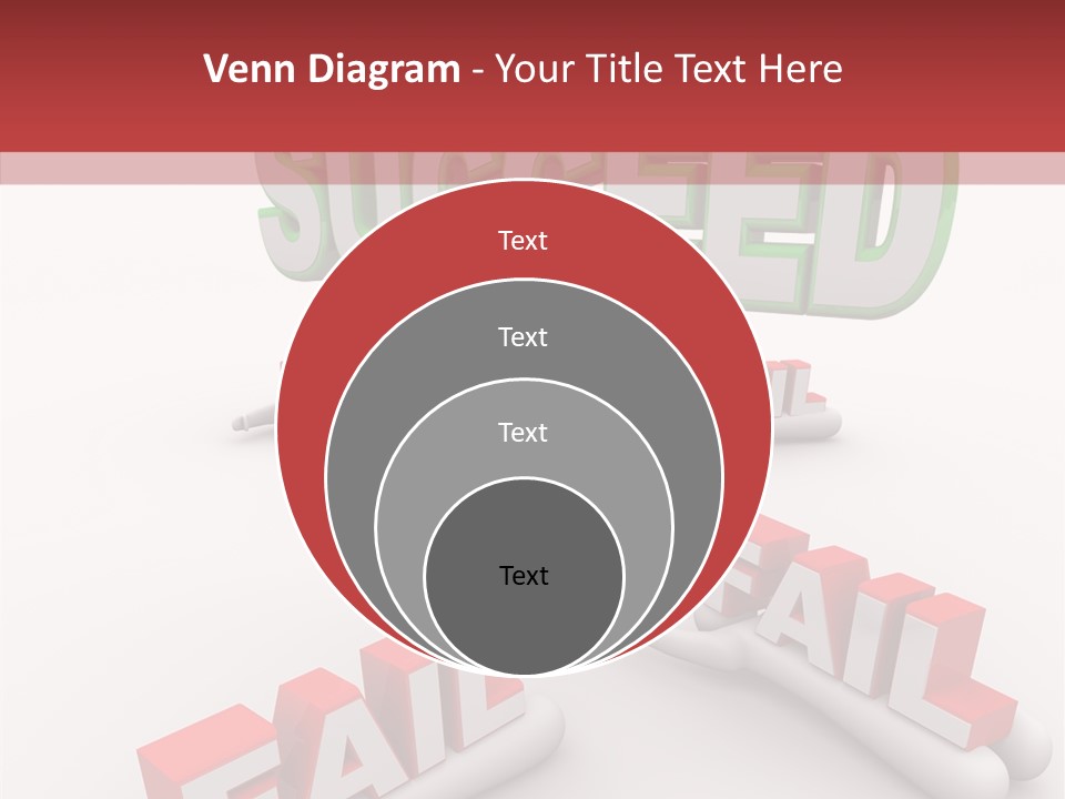 Succeed Fallen Competition PowerPoint Template