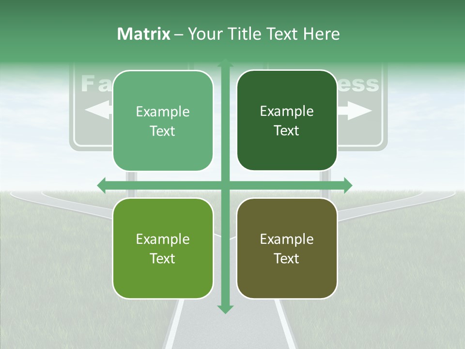 Faith Destination Life Choice PowerPoint Template