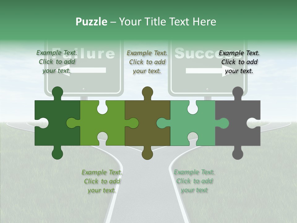 Faith Destination Life Choice PowerPoint Template