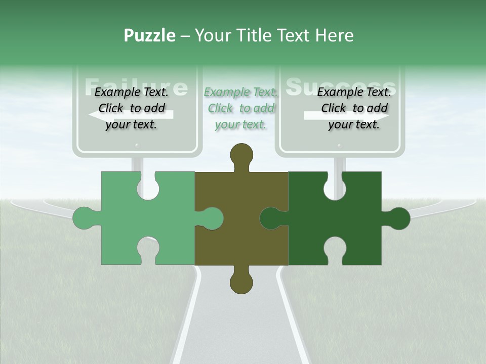 Faith Destination Life Choice PowerPoint Template