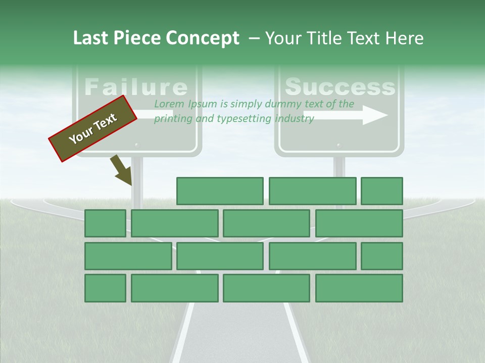 Faith Destination Life Choice PowerPoint Template