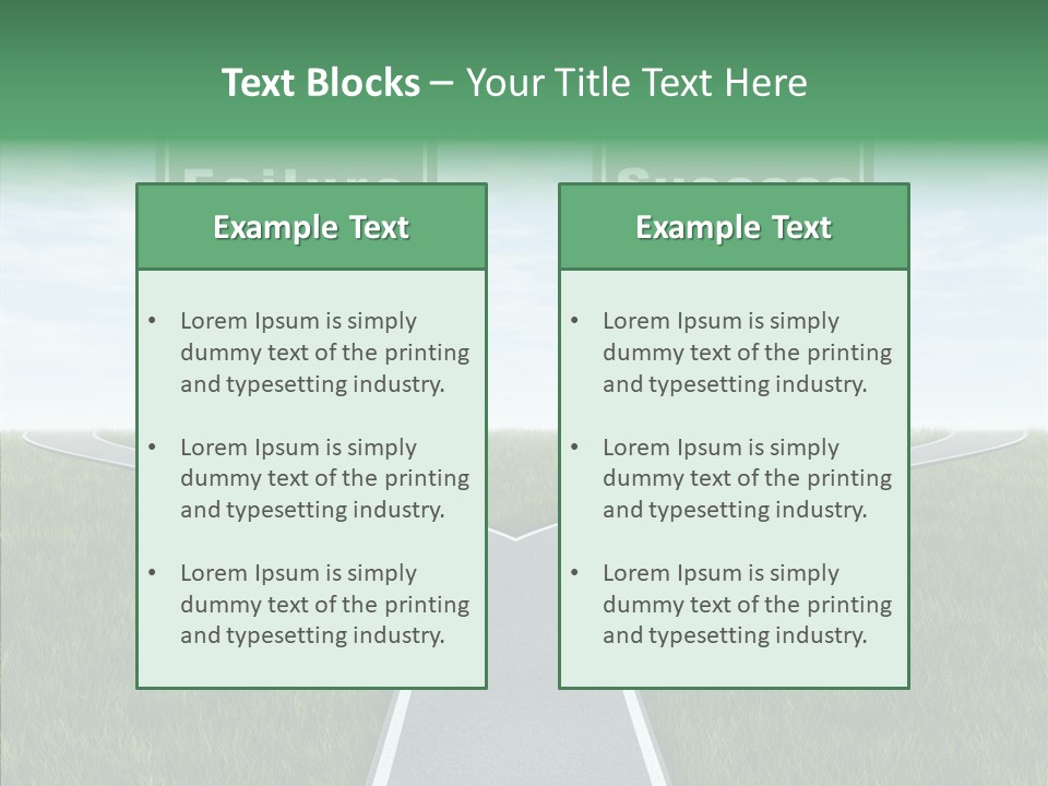 Faith Destination Life Choice PowerPoint Template