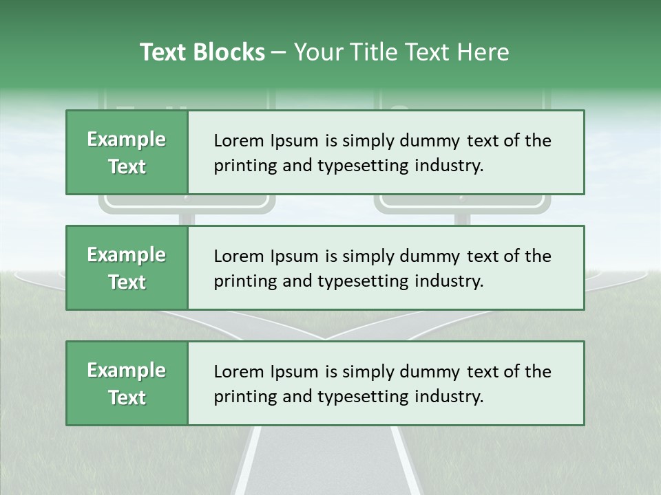 Faith Destination Life Choice PowerPoint Template