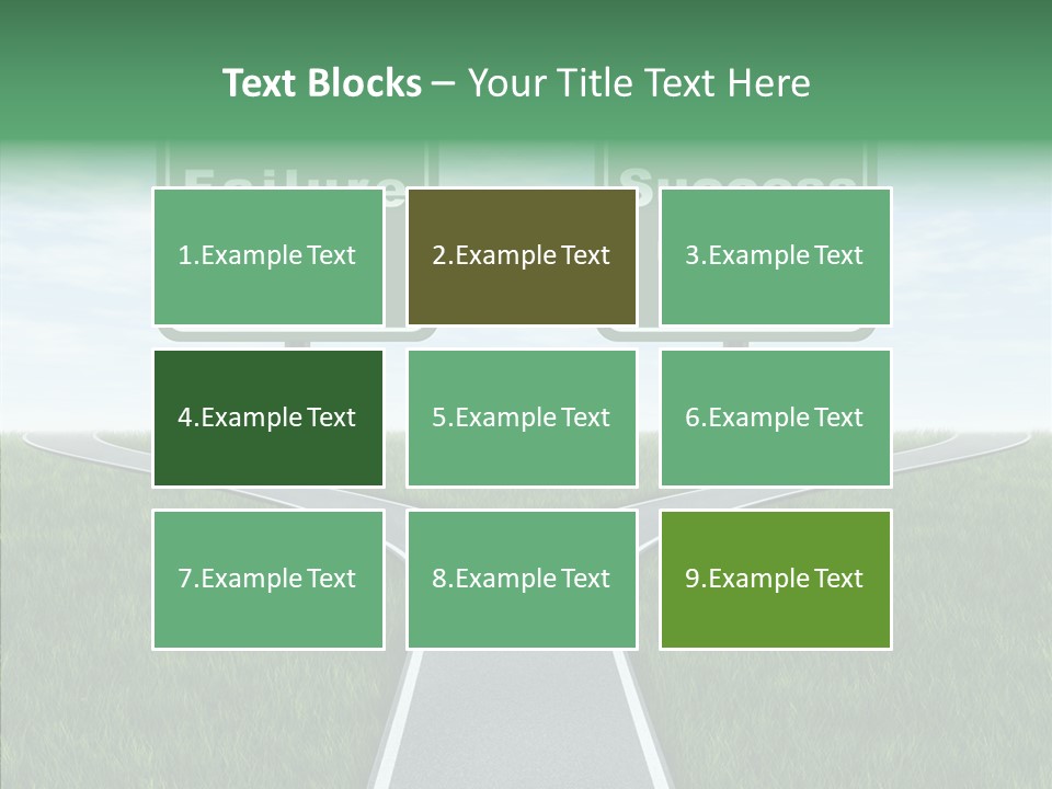 Faith Destination Life Choice PowerPoint Template