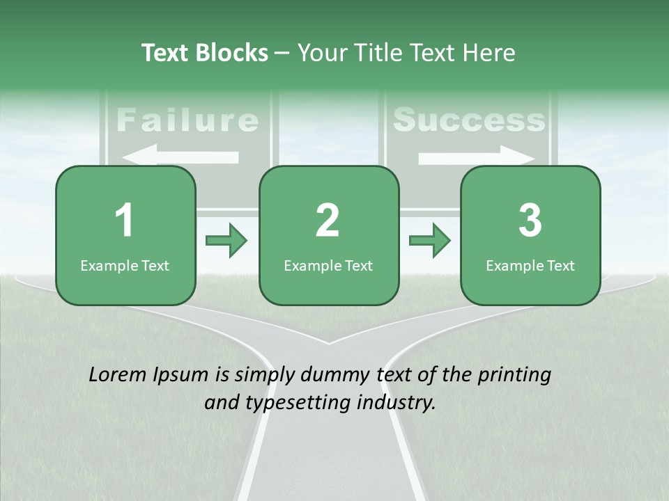 Faith Destination Life Choice PowerPoint Template