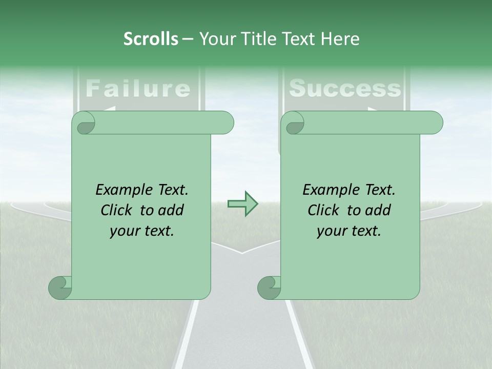 Faith Destination Life Choice PowerPoint Template