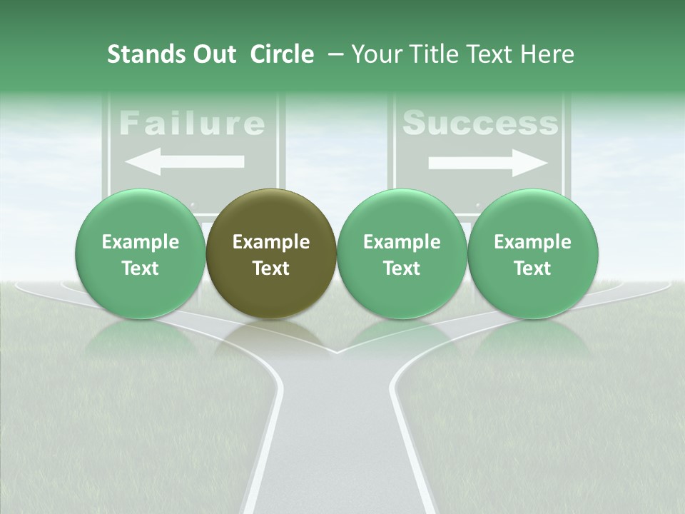 Faith Destination Life Choice PowerPoint Template