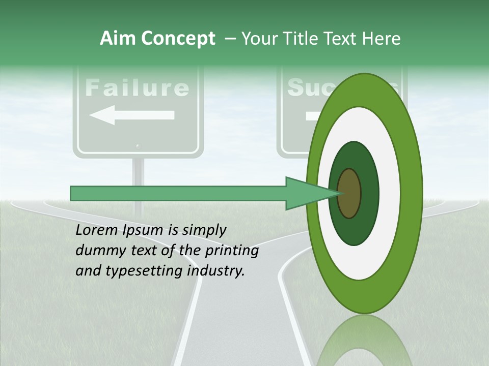 Faith Destination Life Choice PowerPoint Template