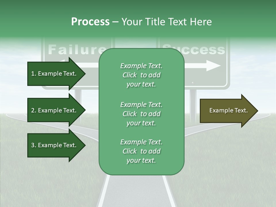 Faith Destination Life Choice PowerPoint Template