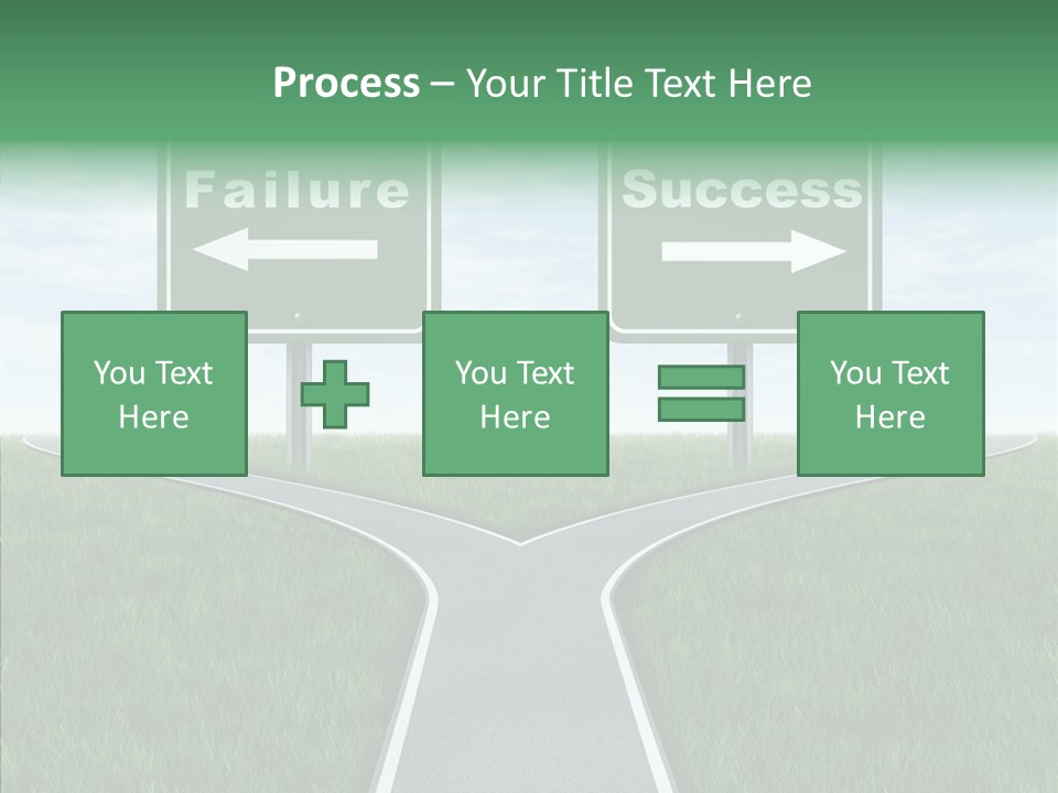 Faith Destination Life Choice PowerPoint Template