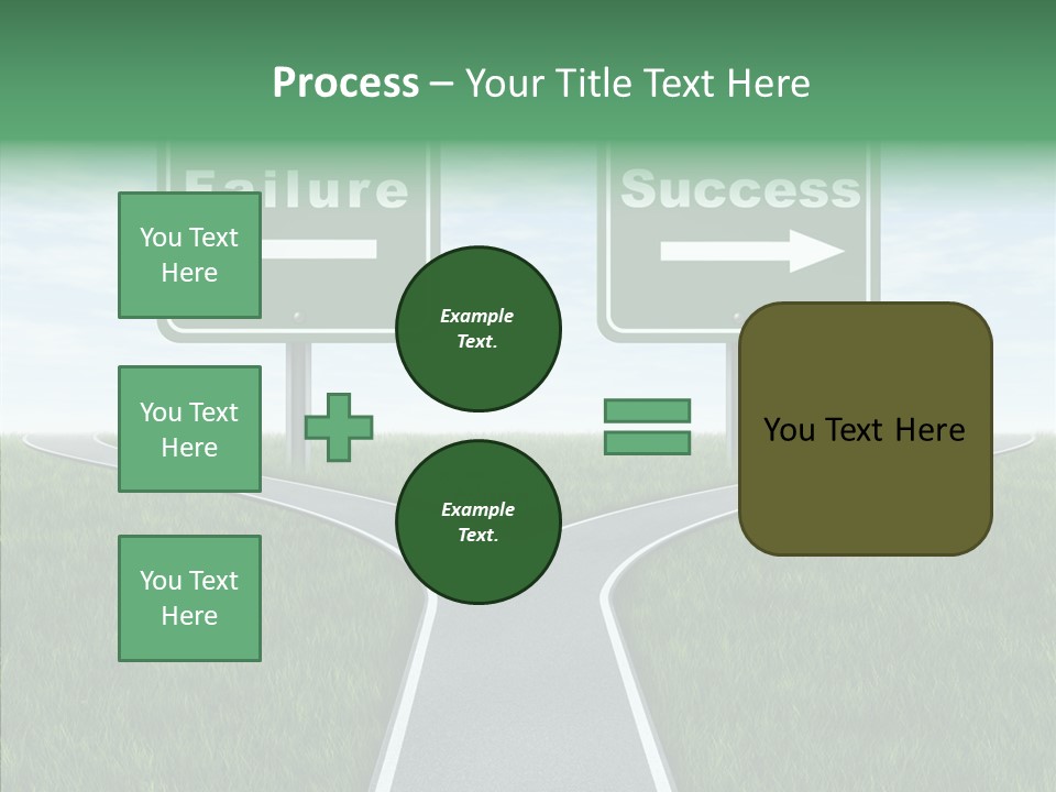 Faith Destination Life Choice PowerPoint Template