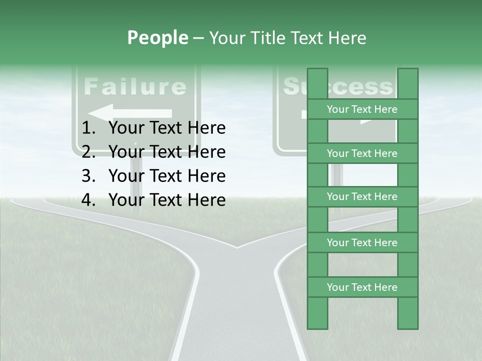 Faith Destination Life Choice PowerPoint Template