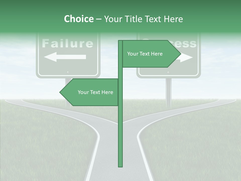 Faith Destination Life Choice PowerPoint Template