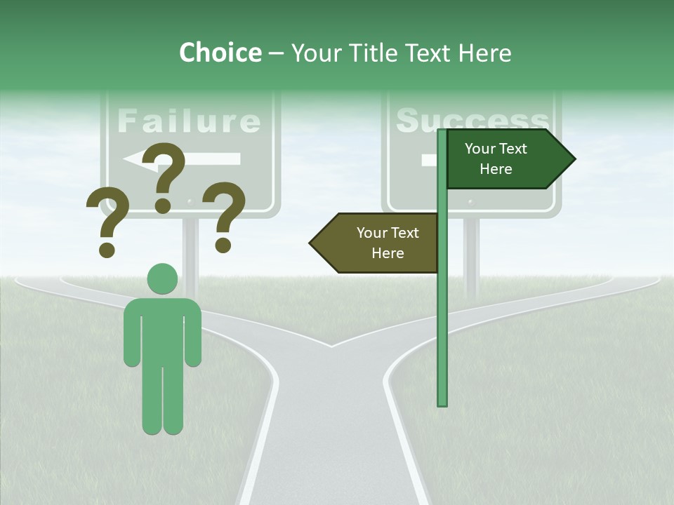 Faith Destination Life Choice PowerPoint Template