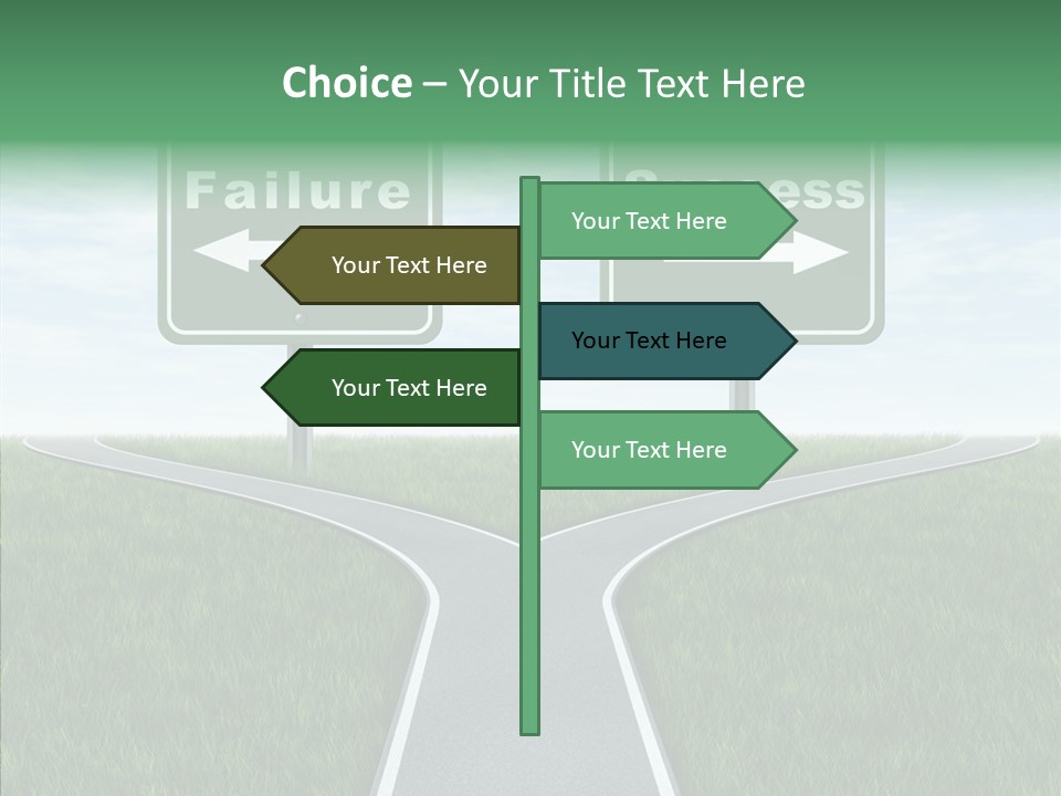 Faith Destination Life Choice PowerPoint Template